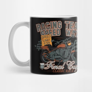 Motorcycle Racing Team Bike T-Shirt Mug